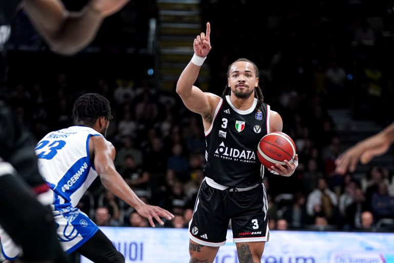 Virtus Olidata Bologna -  Germani Brescia Unipol Legabasket Serie A 2025-26 12° Giornata Bologna, 22/12/2025 Foto S.Ponticelli // CIAMILLO-CASTORIA